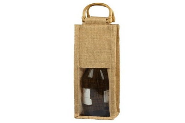 burlap wine bag online